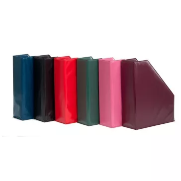 Iratpapucs, PVC, 95 mm, VICTORIA OFFICE, piros