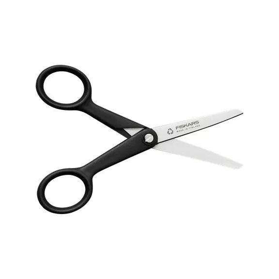 Olló, hobby, 13 cm, FISKARS "Functional Form Renew", fekete