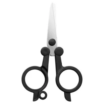   Olló, összecsukható, 11 cm, FISKARS "Functional Form Renew", fekete