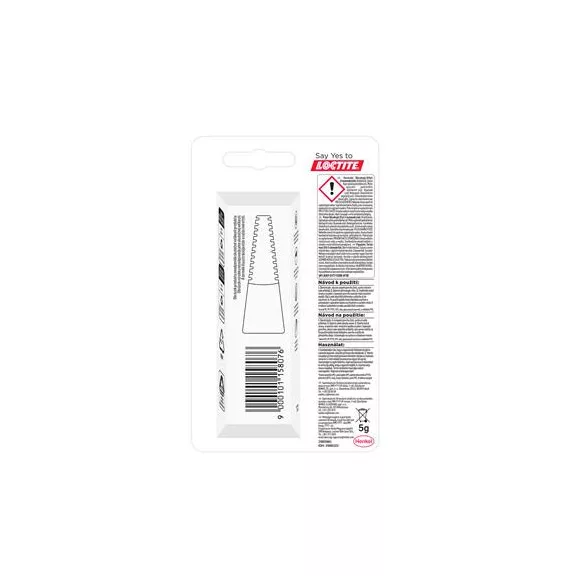 Pillanatragasztó, 5 g, HENKEL "Loctite Super Bond Precision"