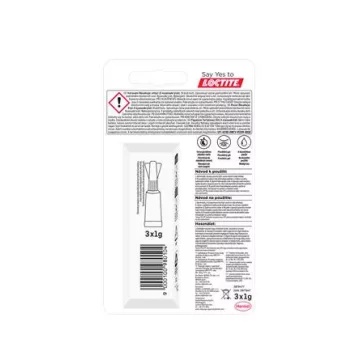   Pillanatragasztó gél, 3 x 1 g, HENKEL "Loctite Super Bond POWER Gél Mini Trio"