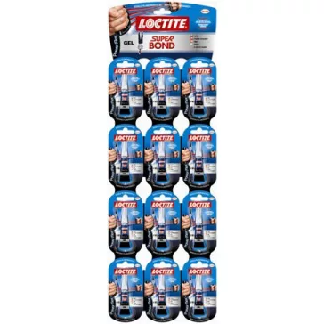   Pillanatragasztó gél, 2 g, HENKEL "Loctite Super Bond Power Flex Gél"