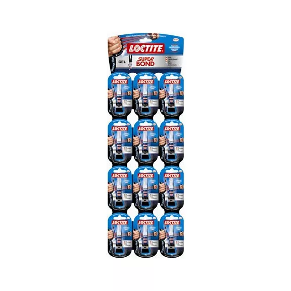 Pillanatragasztó gél, 2 g, HENKEL "Loctite Super Bond Power Flex Gél"