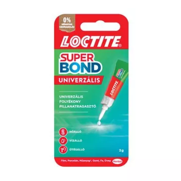   Pillanatragasztó, 3 g, HENKEL "Loctite Super Bond Liquid"