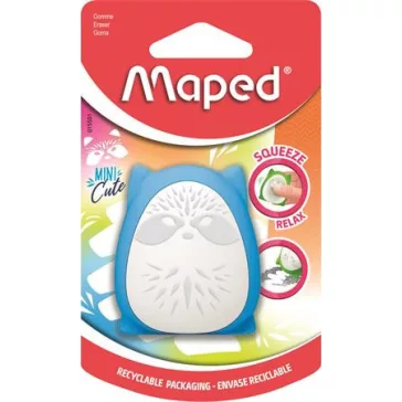   Stresszoldó radír, MAPED "Mini Cute", vegyes színek