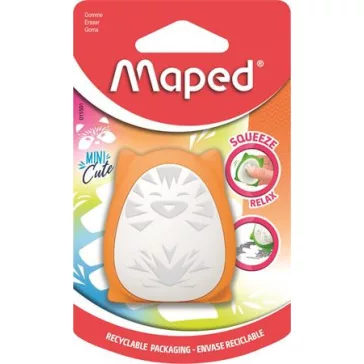   Stresszoldó radír, MAPED "Mini Cute", vegyes színek
