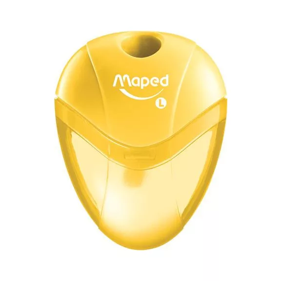 Hegyező, egylyukú, tartályos, balkezes, MAPED "I-Gloo", vegyes színek