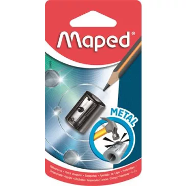 Hegyező, egylyukú, fém, MAPED "Satellite"