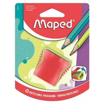   Hegyező, kétlyukú, tartályos, MAPED "Boogy", vegyes színek