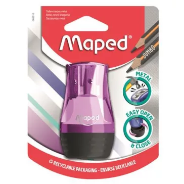   Hegyező, kétlyukú, tartályos, MAPED "Tonic", vegyes színek