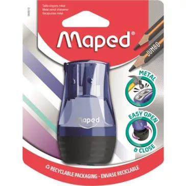   Hegyező, kétlyukú, tartályos, MAPED "Tonic", vegyes színek