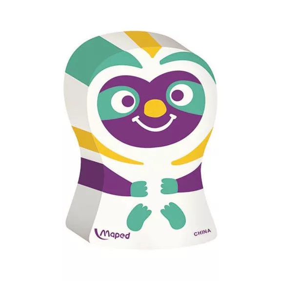 Radír, vegyes minták, MAPED "Ergo Fun Multicolor"