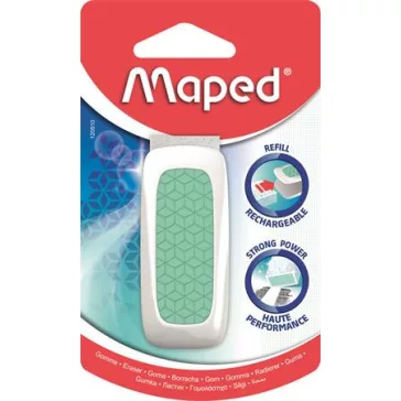 Radír, műanyag tokos, MAPED "Technic Ultra"