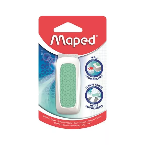 Radír, műanyag tokos, MAPED "Technic Ultra"