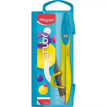   Körző, adapterrel, MAPED "Study Pop", vegyes színek