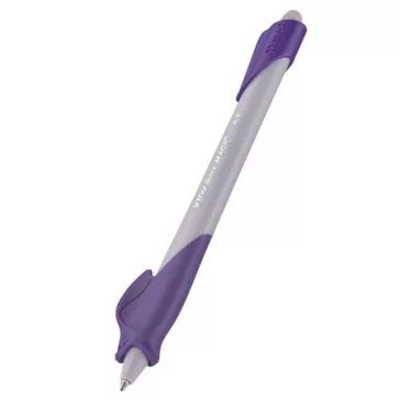   Írástanuló rollertoll, 0,7 mm, radírozható, MAPED "KIDY Learn MAGIC", nyuszi, lila, 12 db