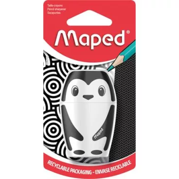  Hegyező, egylyukú, tartályos, MAPED "Shakky Fancy", panda és pingvin, vegyes formák