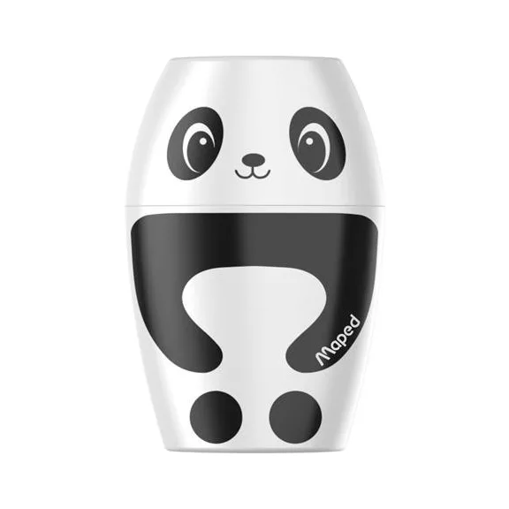 Hegyező, egylyukú, tartályos, MAPED "Shakky Fancy", panda és pingvin, vegyes formák