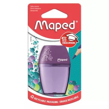   Hegyező, egylyukú, tartályos, MAPED "Shaker", vegyes színek