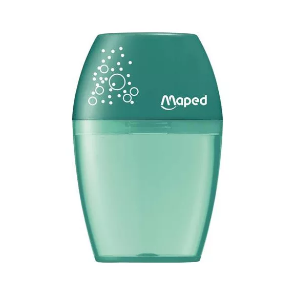 Hegyező, egylyukú, tartályos, MAPED "Shaker", vegyes színek