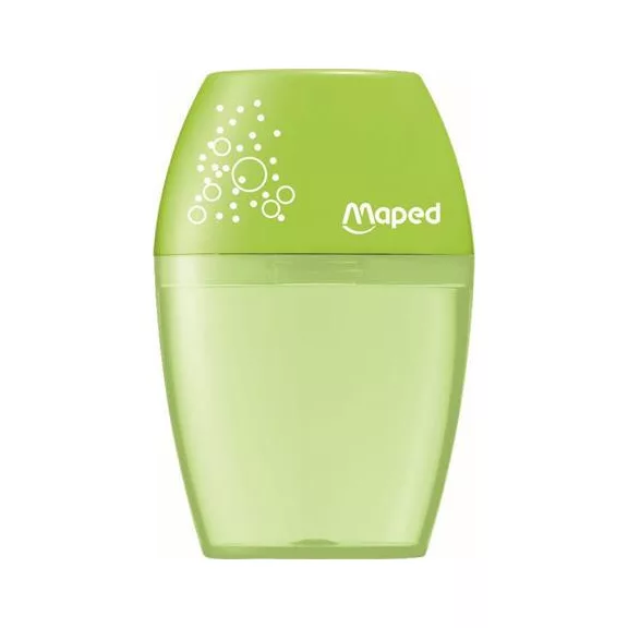Hegyező, egylyukú, tartályos, MAPED "Shaker", vegyes színek