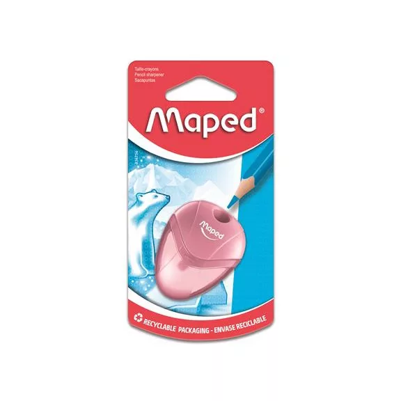 Hegyező, egylyukú, tartályos, MAPED "I-Gloo", vegyes színek Hegyező, egylyukú, tartályos, MAPED "I-Gloo", vegyes színek