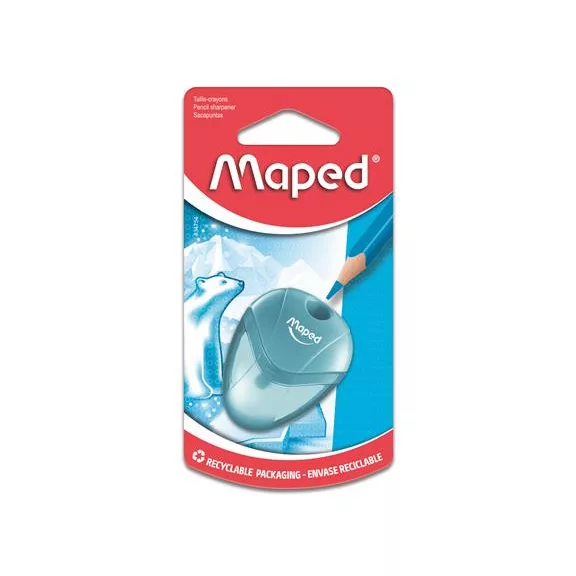 Hegyező, egylyukú, tartályos, MAPED "I-Gloo", vegyes színek Hegyező, egylyukú, tartályos, MAPED "I-Gloo", vegyes színek