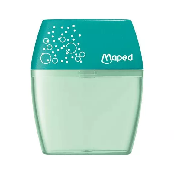 Hegyező, kétlyukú, tartályos, MAPED "Shaker", vegyes színek Hegyező, kétlyukú, tartályos, MAPED "Shaker", vegyes színek