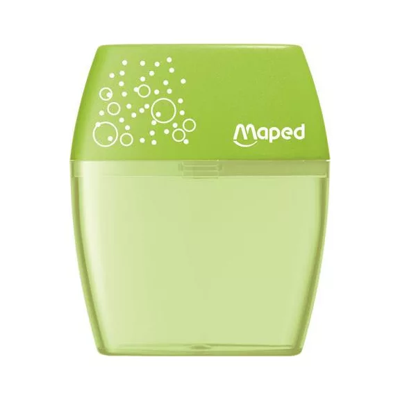 Hegyező, kétlyukú, tartályos, MAPED "Shaker", vegyes színek Hegyező, kétlyukú, tartályos, MAPED "Shaker", vegyes színek