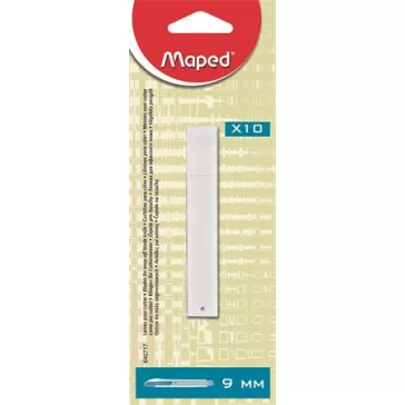 Pótkés 9 mm-es univerzális késhez, MAPED, 10 db/bliszter