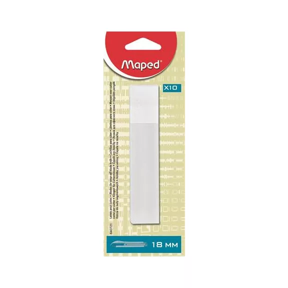 Pótkés 18 mm-es univerzális késhez, MAPED, 10 db/bliszter Pótkés 18 mm-es univerzális késhez, MAPED, 10 db/bliszter
