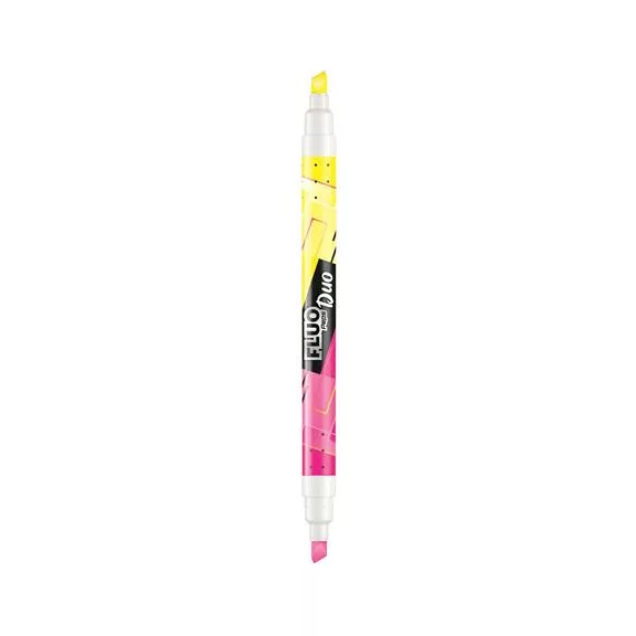 Szövegkiemelő készlet, 1-5 mm, kétvégű, MAPED "Fluo Peps Duo", vegyes színek
