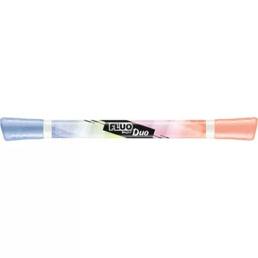   Szövegkiemelő készlet, 1-5 mm, kétvégű, MAPED "Fluo Peps Duo", 6 különböző pasztell szín