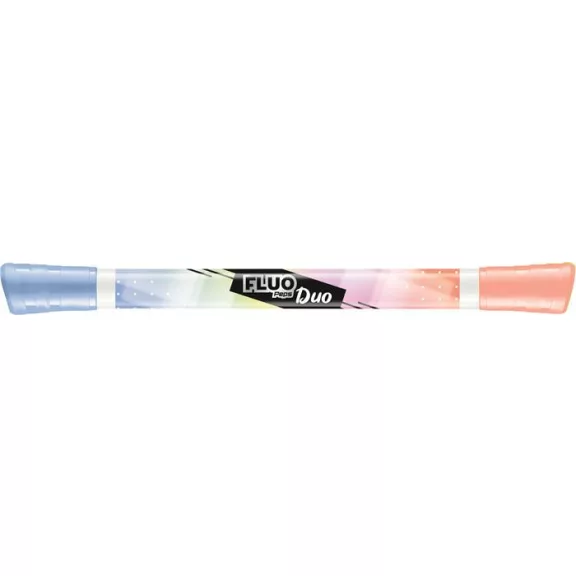 Szövegkiemelő készlet, 1-5 mm, kétvégű, MAPED "Fluo Peps Duo", 6 különböző pasztell szín