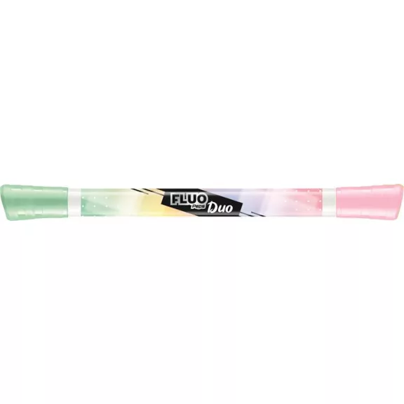 Szövegkiemelő készlet, 1-5 mm, kétvégű, MAPED "Fluo Peps Duo", 6 különböző pasztell szín