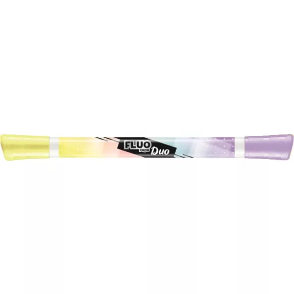Szövegkiemelő készlet, 1-5 mm, kétvégű, MAPED "Fluo Peps Duo", 6 különböző pasztell szín