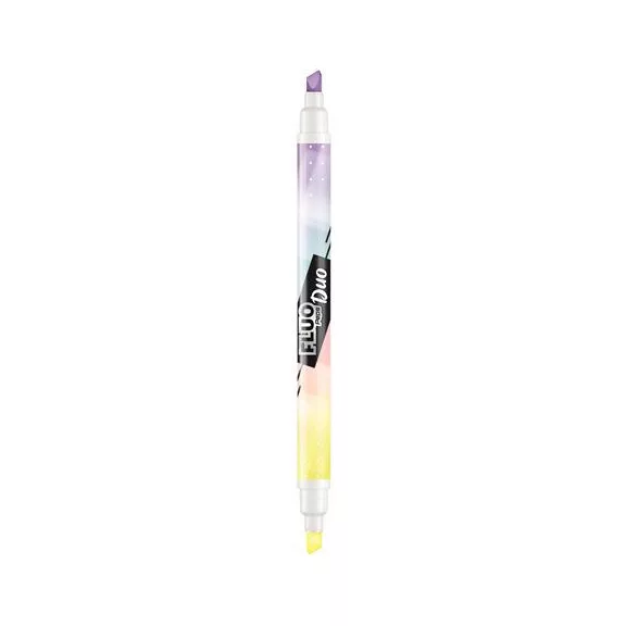 Szövegkiemelő készlet, 1-5 mm, kétvégű, MAPED "Fluo Peps Duo", 6 különböző pasztell szín