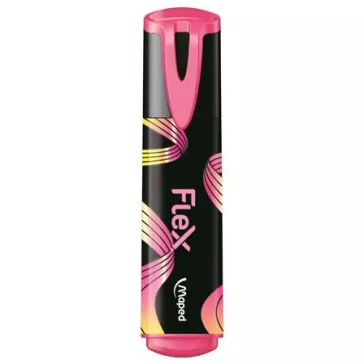   Szövegkiemelő készlet, 1-5 mm, MAPED "Fluo Peps Flex", 4 különböző szín