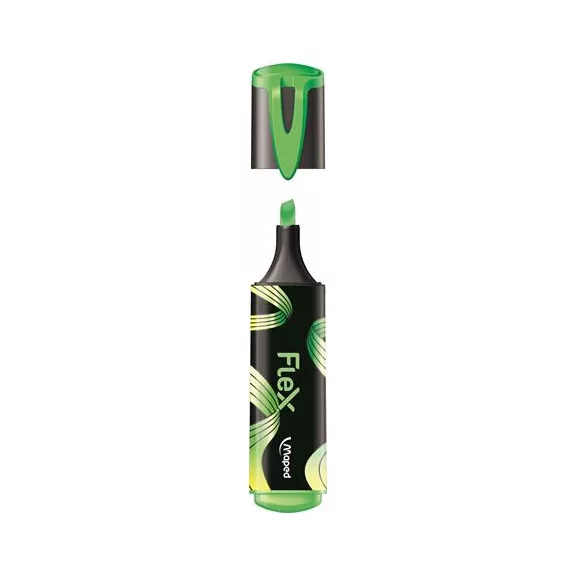 Szövegkiemelő készlet, 1-5 mm, MAPED "Fluo Peps Flex", 4 különböző szín
