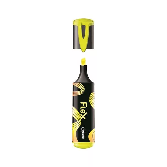 Szövegkiemelő készlet, 1-5 mm, MAPED "Fluo Peps Flex", 4 különböző szín