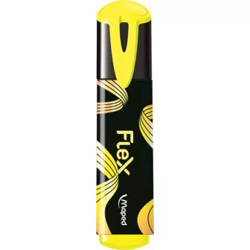   Szövegkiemelő, 1-5 mm, MAPED "Fluo Peps Flex", sárga