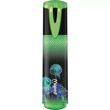   Szövegkiemelő készlet, 1-5 mm, MAPED "Deepsea Paradise Fluo Peps", 4 különböző szín