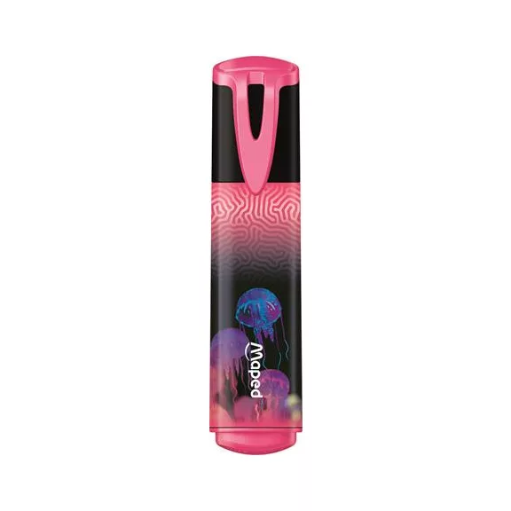 Szövegkiemelő készlet, 1-5 mm, MAPED "Deepsea Paradise Fluo Peps", 4 különböző szín