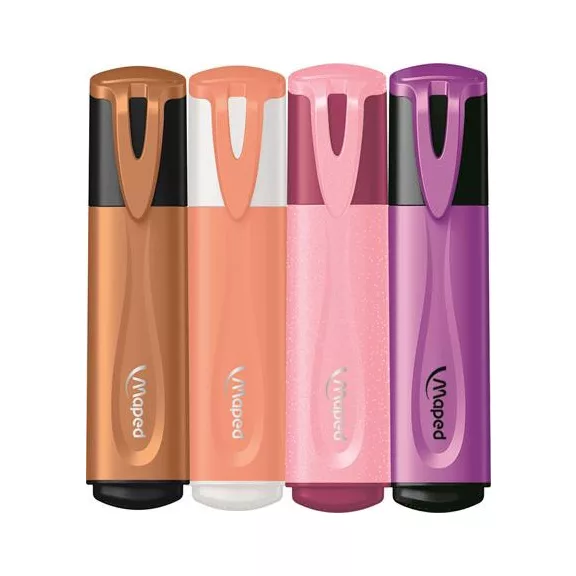 Szövegkiemelő készlet, 1-5 mm, MAPED "Fluo Peps Assorted", vegyes színek