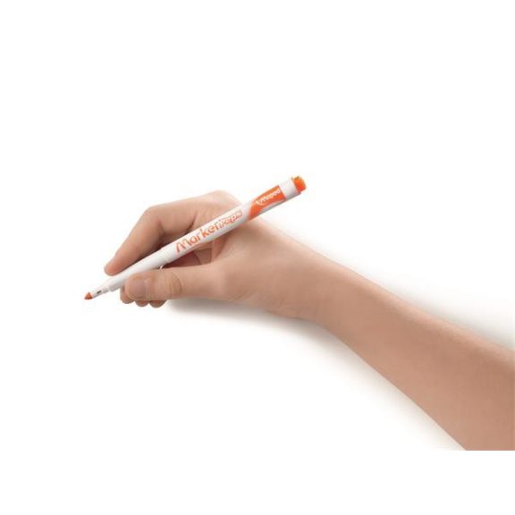 Táblamarker készlet, 1,5 mm, kimosható, fehértáblához, MAPED "Marker'Peps", 12 különböző szín