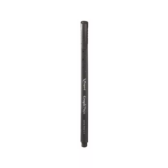Tűfilc, 0,4 mm, MAPED "Graph'Peps", fekete