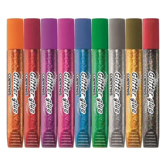 Csillámos ragasztó, MAPED "Color'Peps", 9 különböző szín