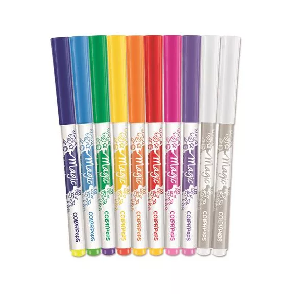 Filctoll készlet, 3,6 mm, MAPED "Color'Peps Magic", 8+2 különböző szín