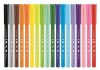 Filctoll készlet, 2 mm, kimosható, MAPED "Color'Peps Ocean", 18 különböző szín