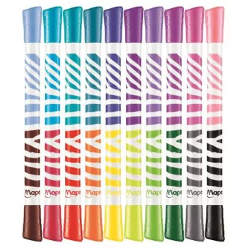   Filctoll készlet, kimosható, MAPED "Color'Peps Duo", 20 különböző szín